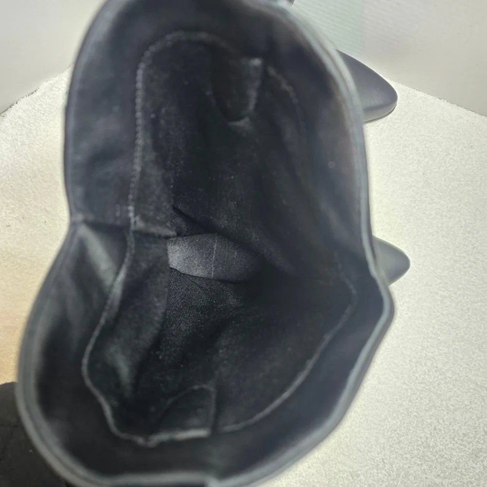 Women's Unbranded Black and White Heeled Cowboy Boots Size 9 - Picture 5 of 10